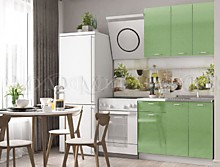 Кухня Техно 1,0 м (салатовая)