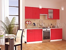 Кухня Техно (красная)